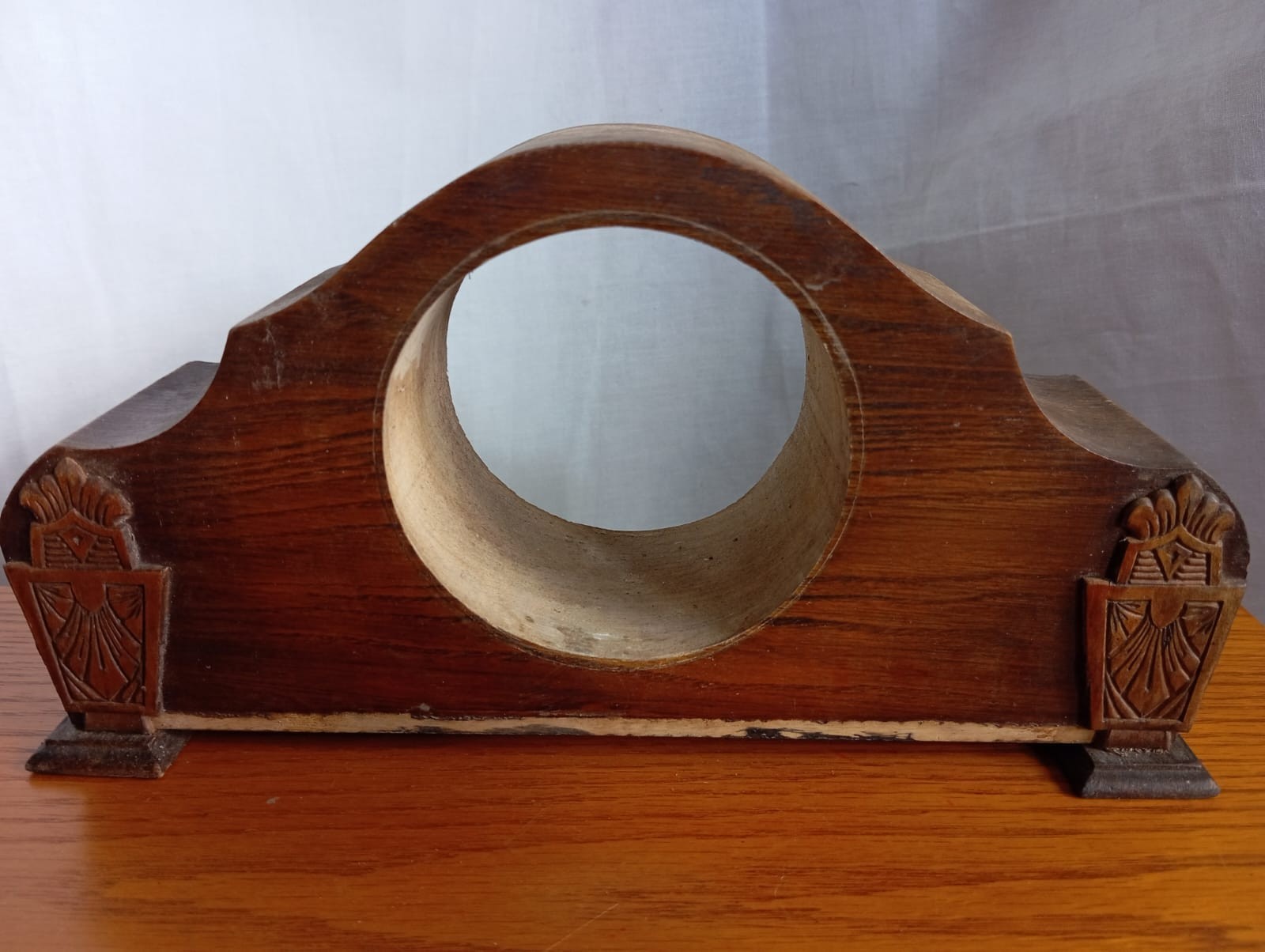 Antique Vintage 1920s’ Mantle Clock Case Empty Wooden