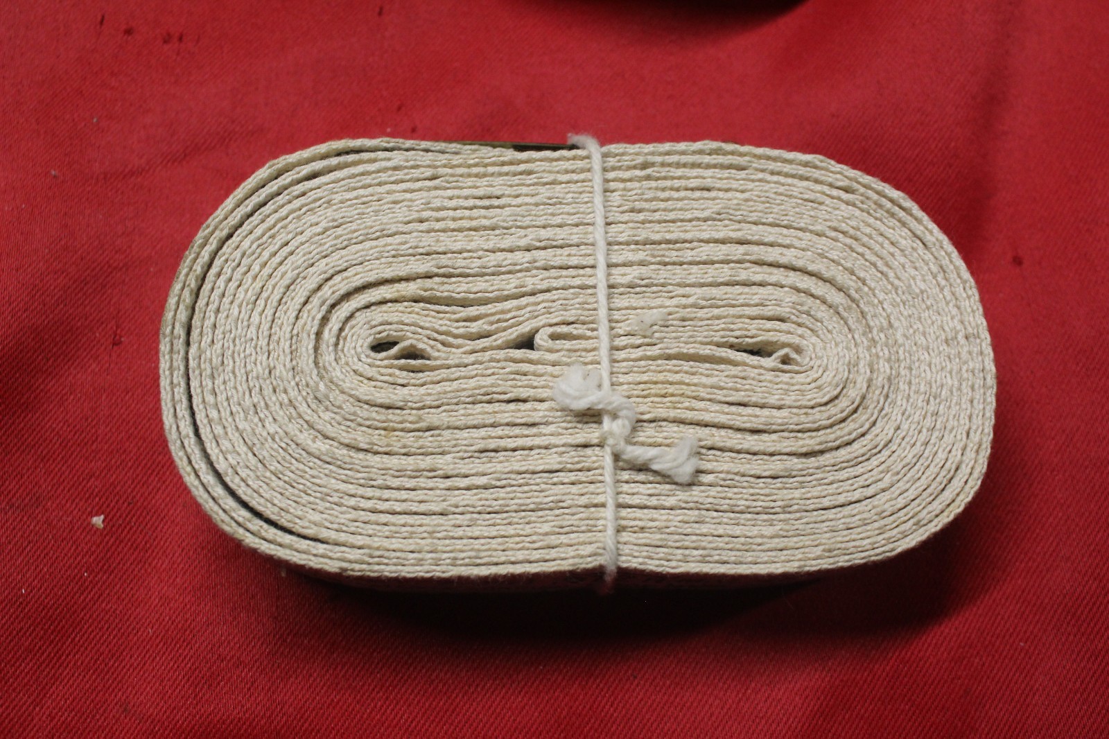 Original WWII US Army Browning 1919 1917 250RD Cloth Ammo Belt R.M.C 42 Brass