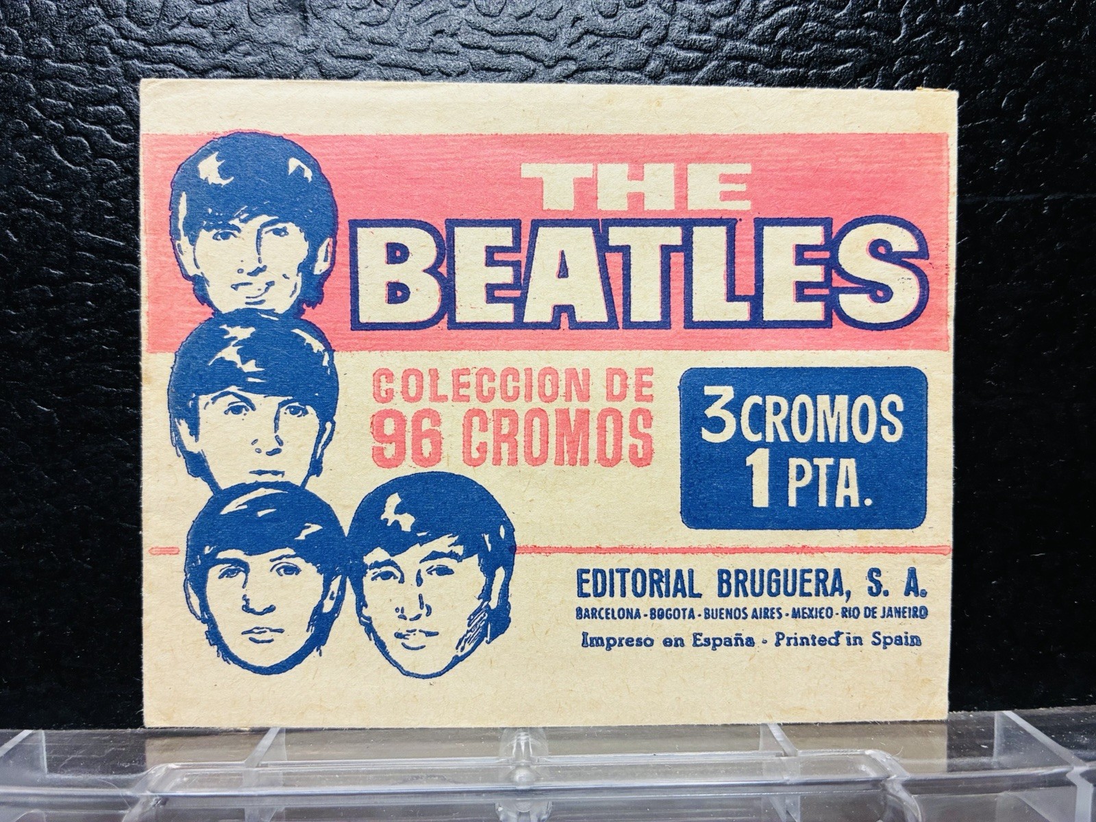 The Beatles Coleccion De 96 Cromos Spain Vintage 1960s Original Wrapper READ