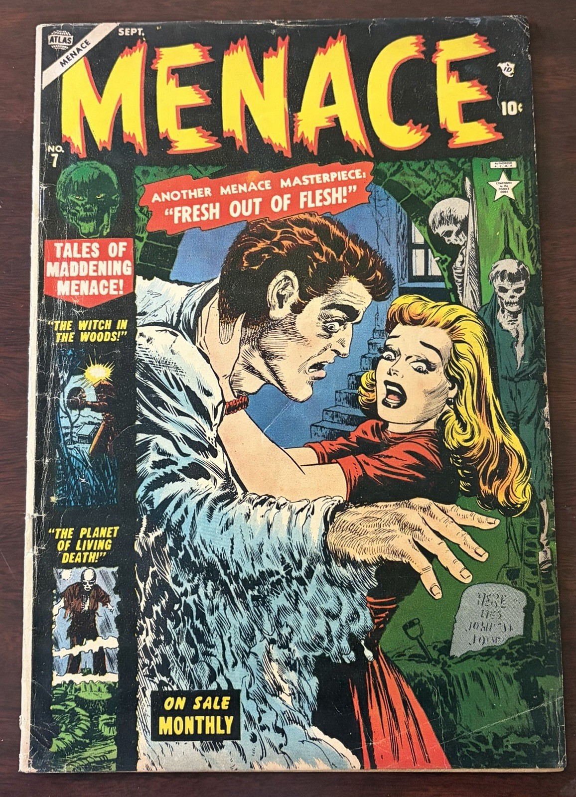 Menace #7 | Pre-Code Horror Golden Age Atlas / Marvel Comics 1953