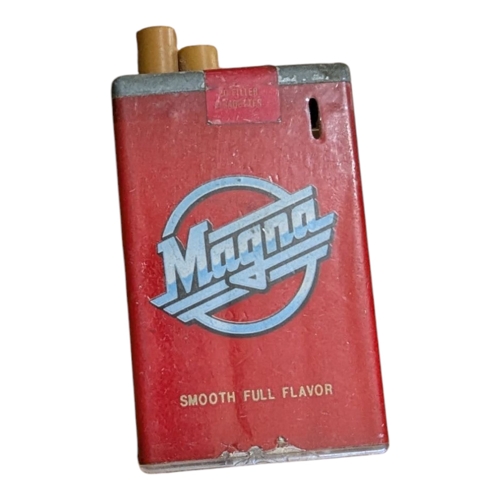 Vintage Collector\'s Cigarette Lighter: Magna Cigarette Advertising Novelty K