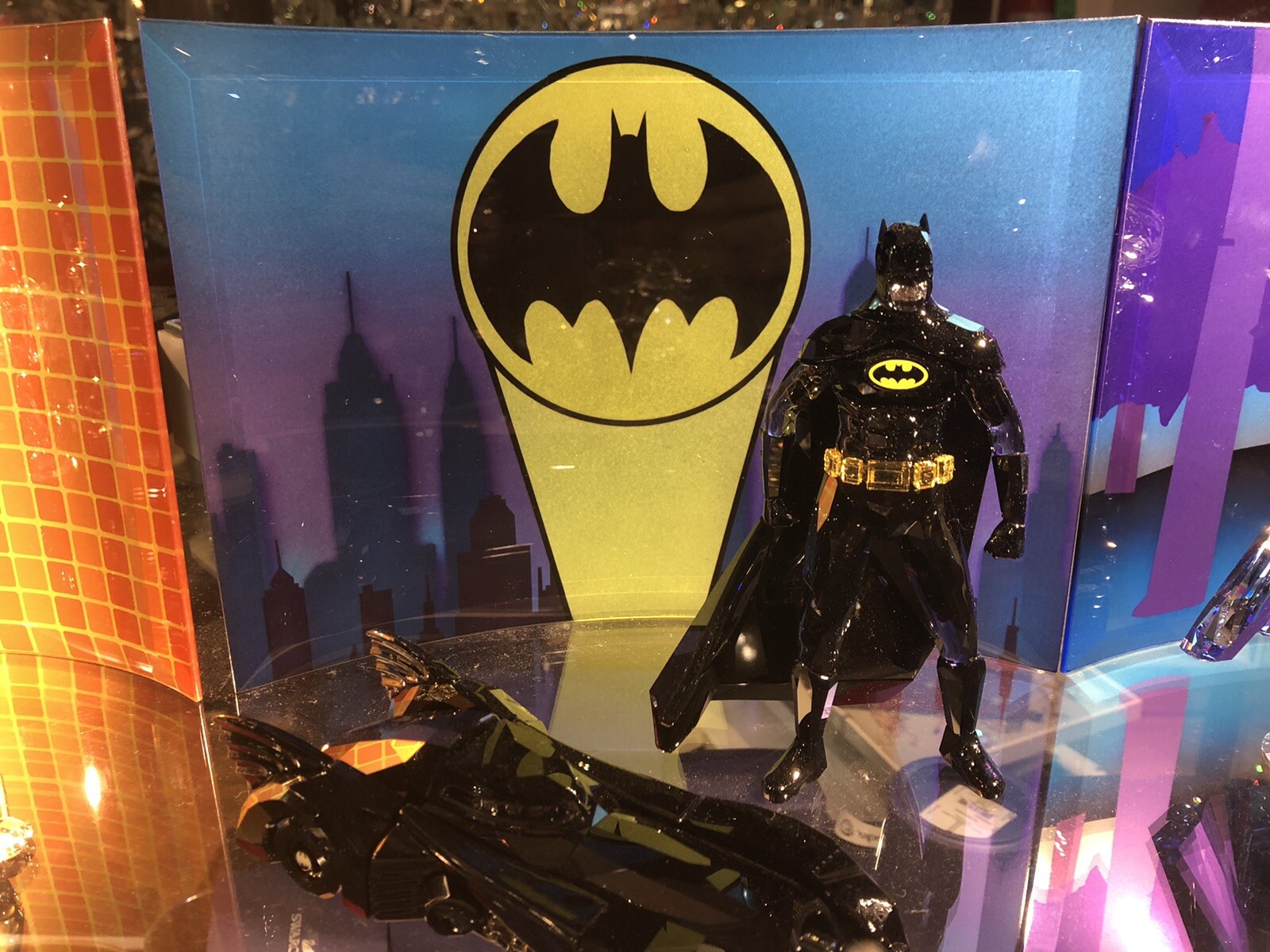 Swarovski Batman Crystal Display Read Description