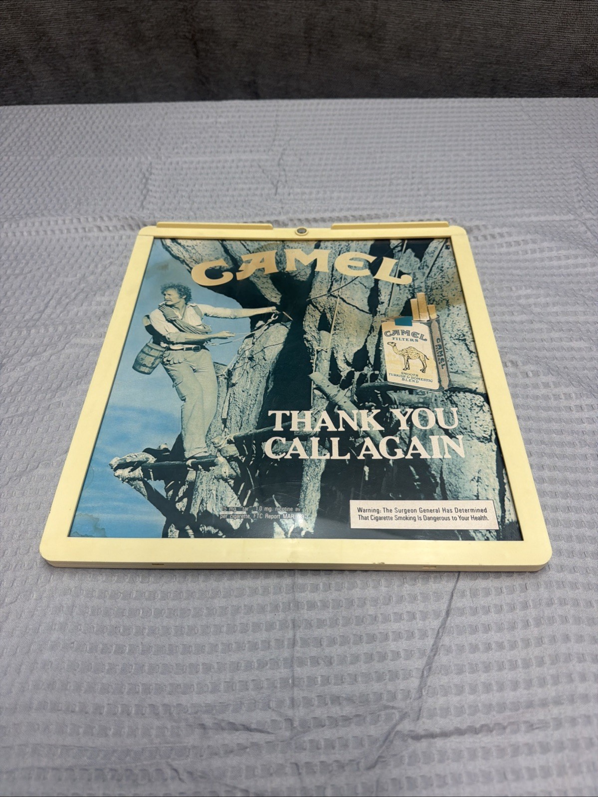 Vintage 1980s Camel Cigarettes Plastic Convenience Store Door