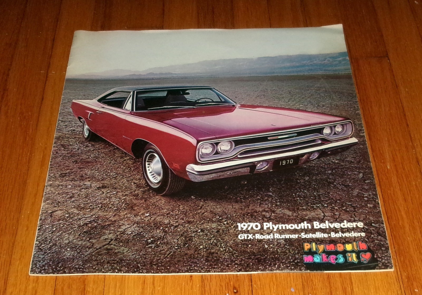Original 1970 Plymouth Belvedere Deluxe Sales Brochure Satellite Road Runner GTX