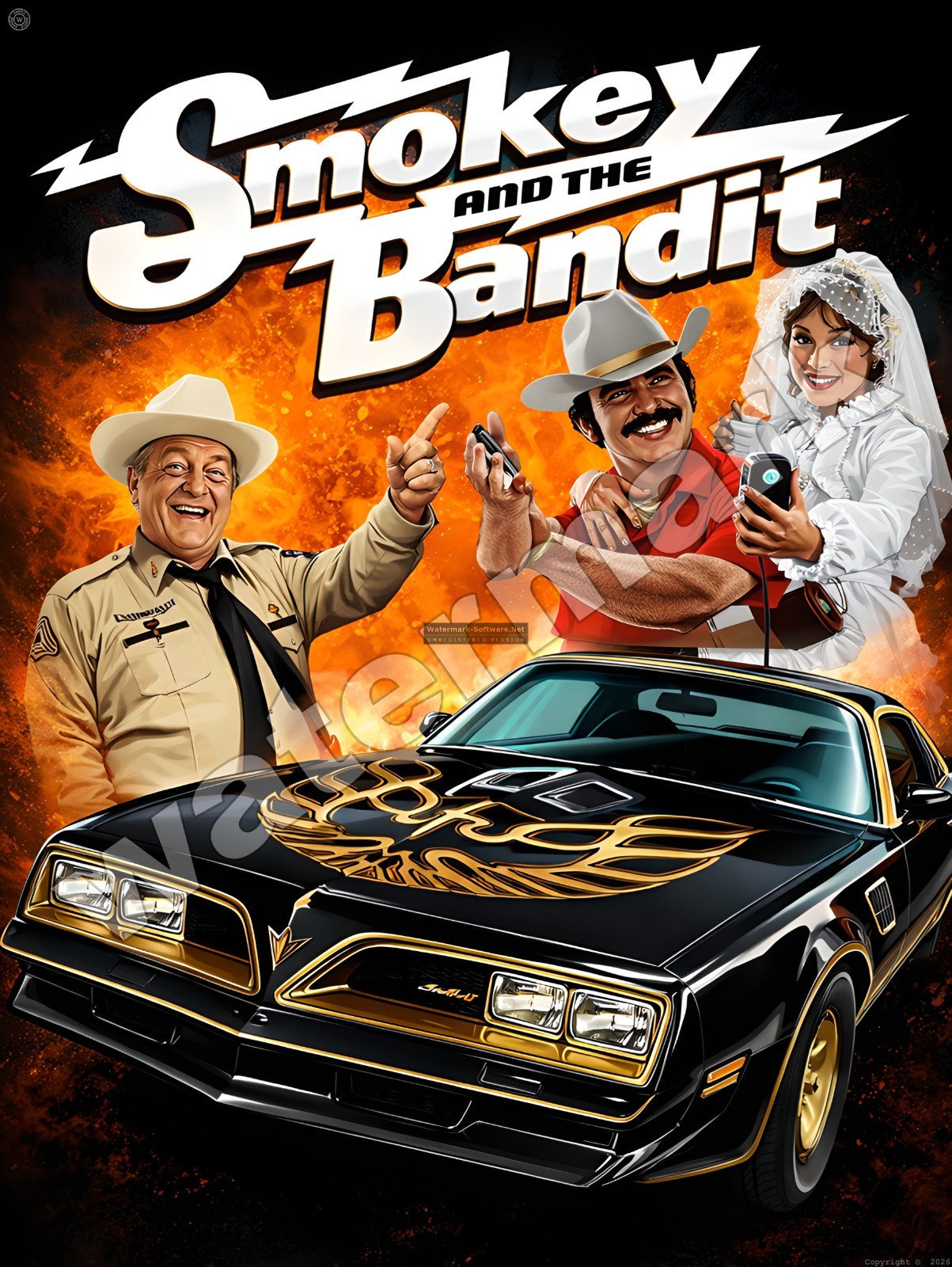 Smokey and the Bandit Ad Metal  Sign 9