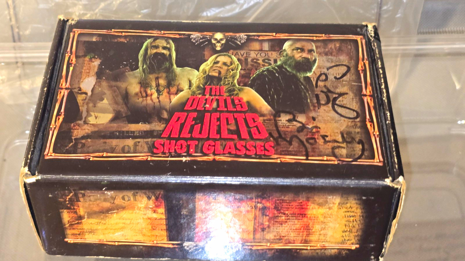 ~~Autographed~~The Devil's Rejects 6-Piece 2 oz Clear Glass Shot Glass Set
