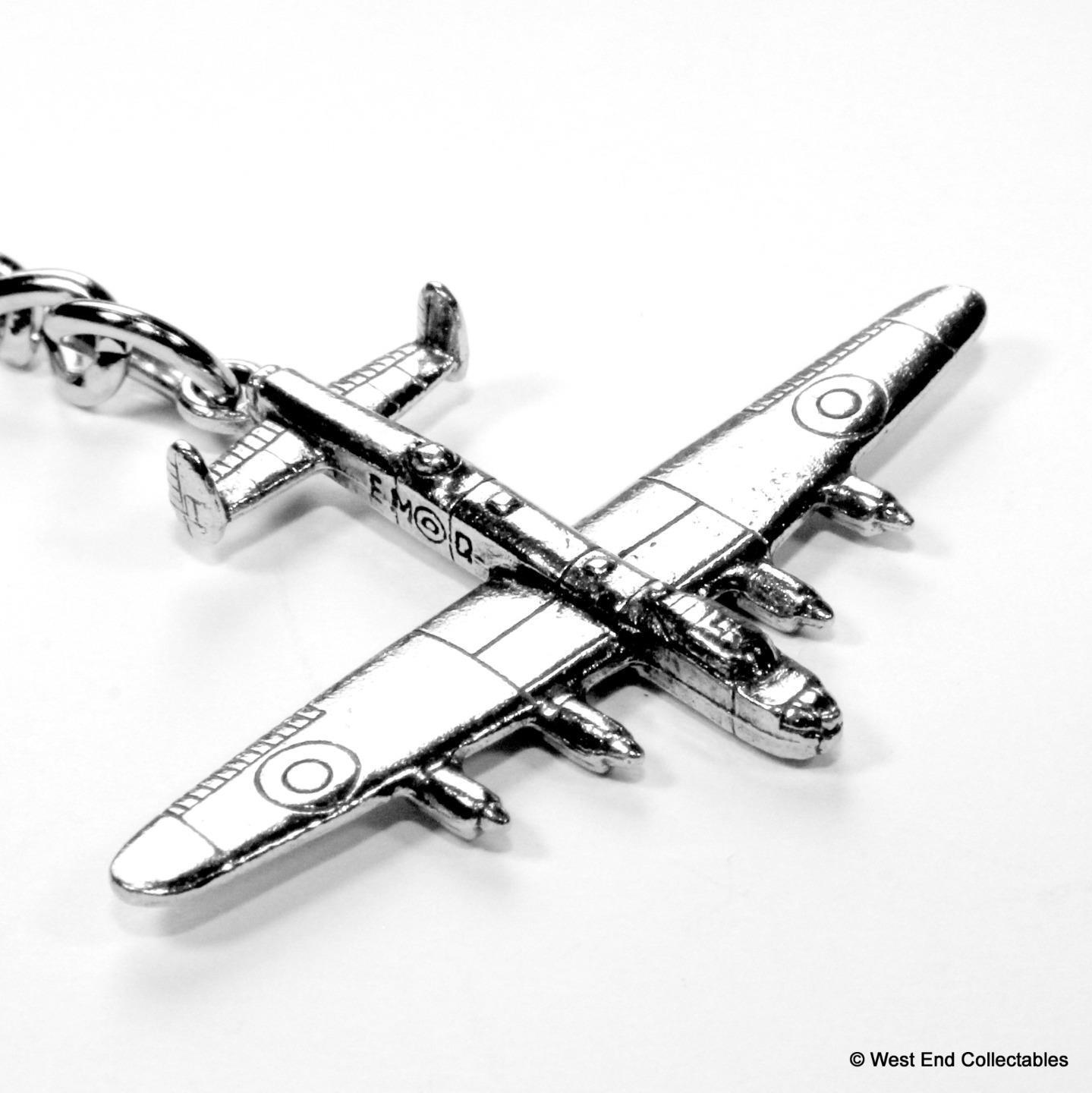 RAF Royal Air Force Keyring Chain - Avro Lancaster Bomber - RAAF RCAF Dambusters