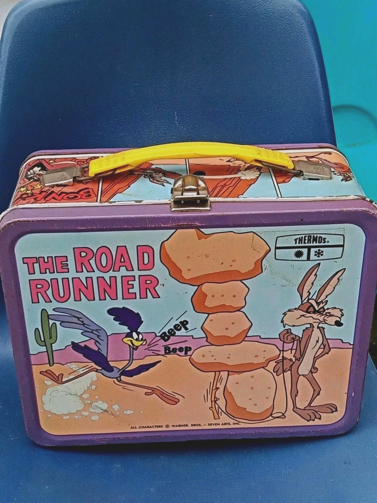 Vintage The Road Runner Lunchbox ,1973