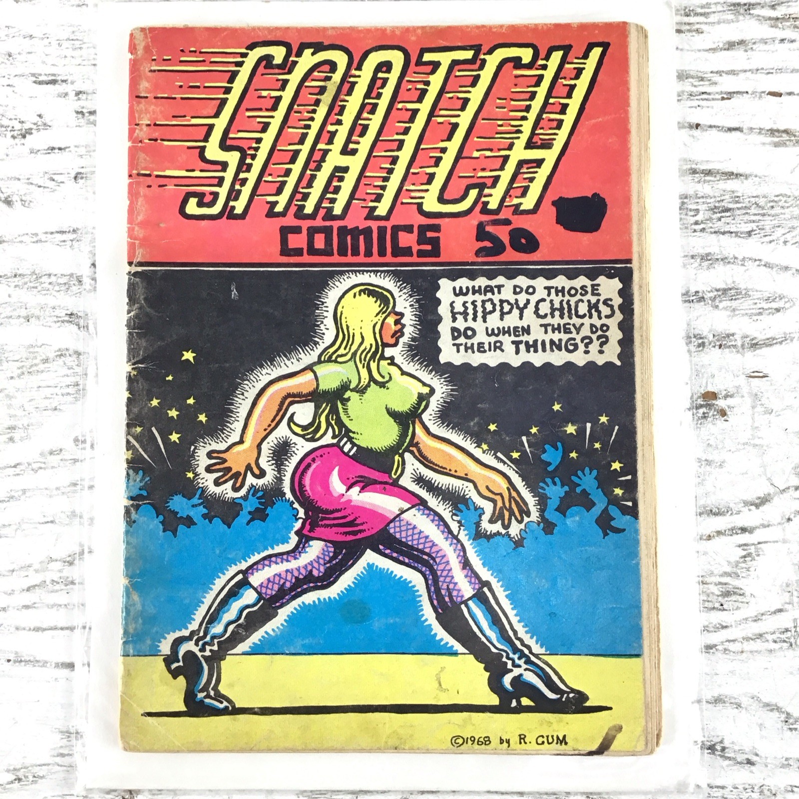 Snatch Comics #1 (Apex Novelties 1968) early Print, R. Crumb adult underground