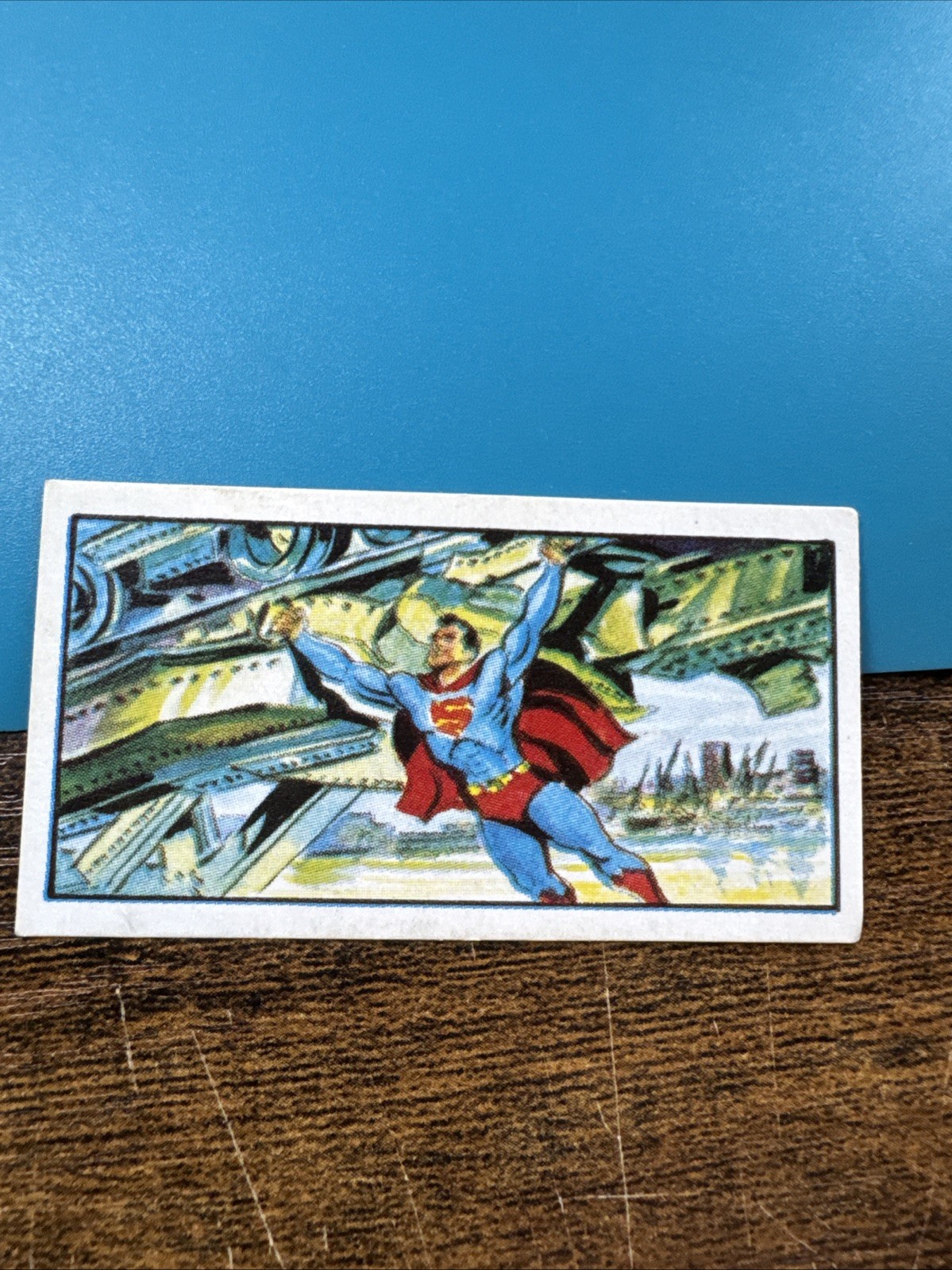 1967 Primrose Confectionery Superman 45 Holding The Bridge (b)