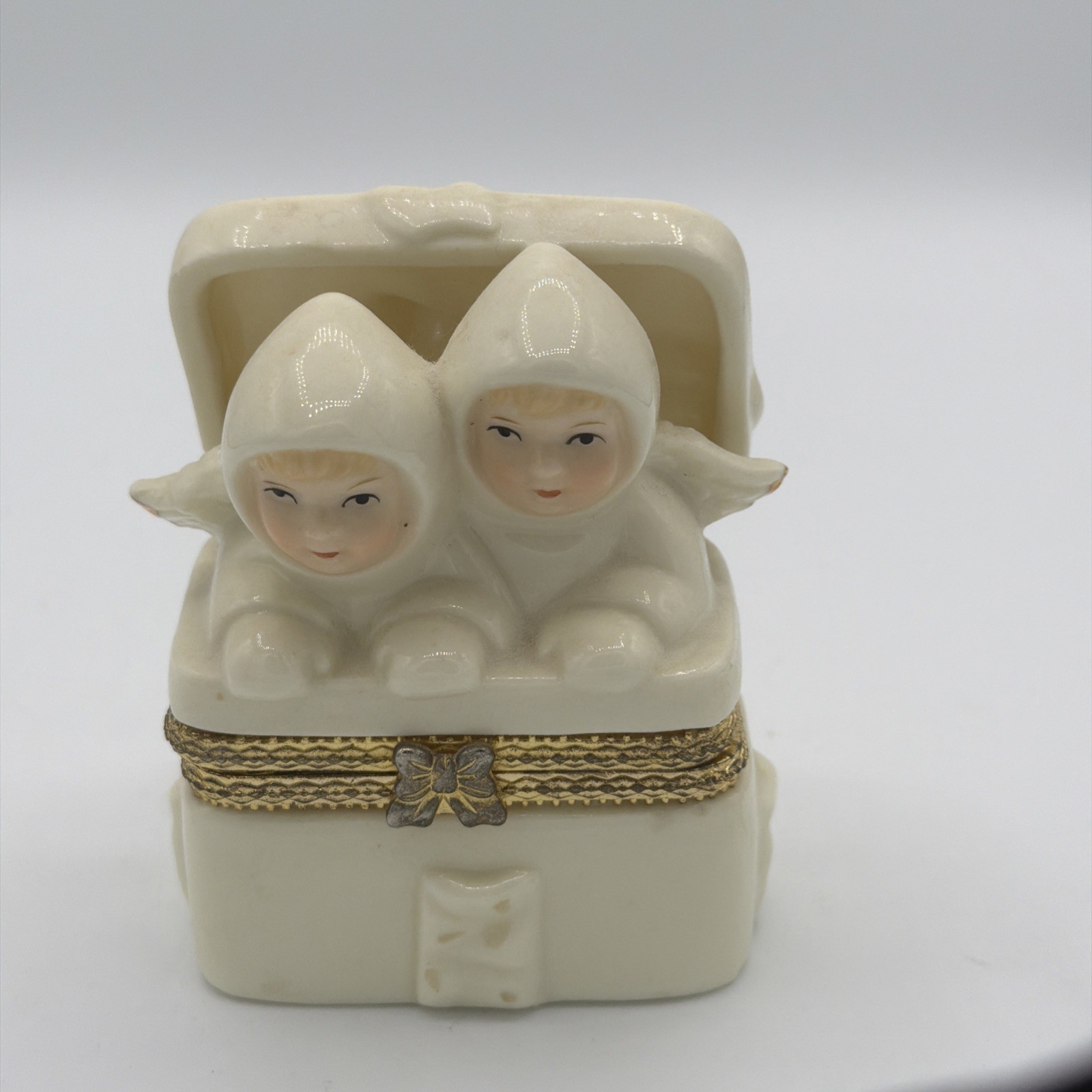 Vintage Formalities Snowbaby Trinket Box