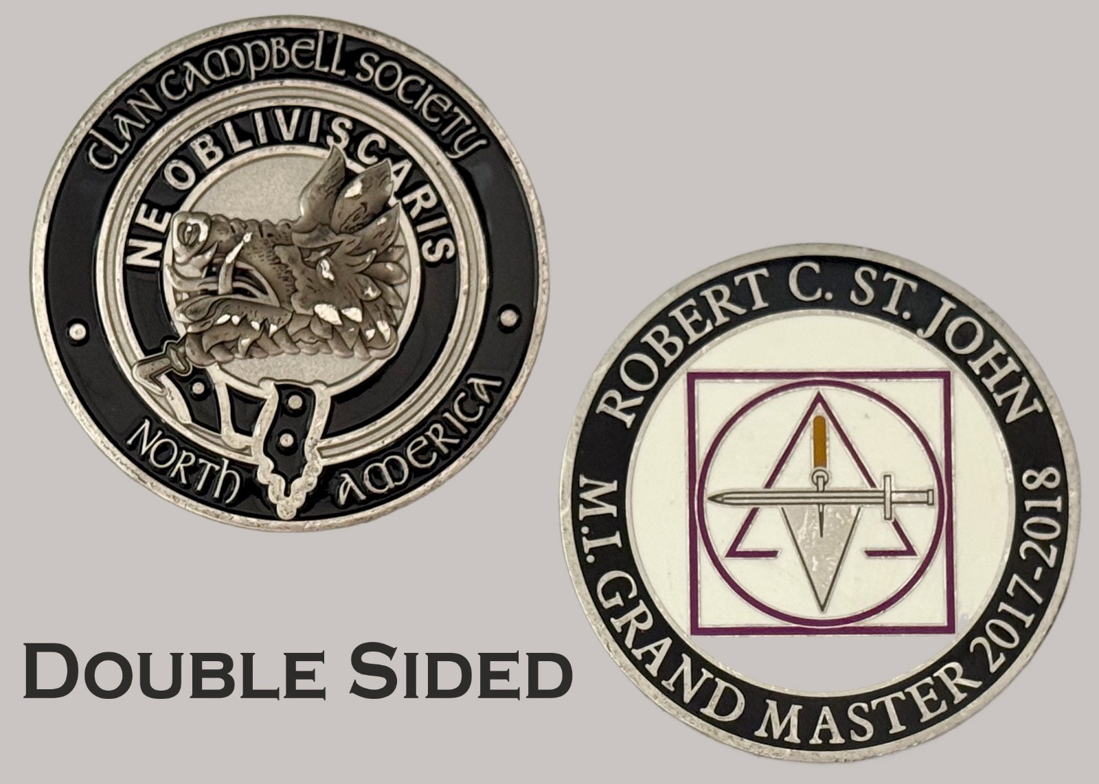 Clan Campbell Society Grand Master Commemorative Challenge Coin  J#30