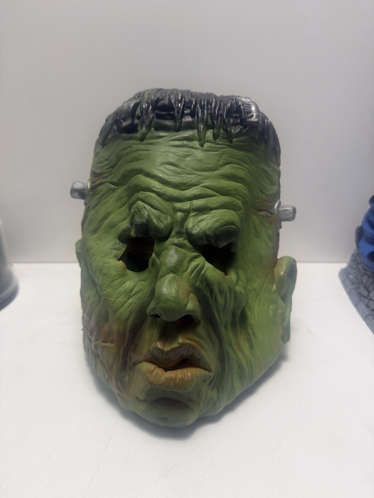 Vintage 1994 Distortions Unlimited Frankenstein Latex Mask Made In USA Horror 