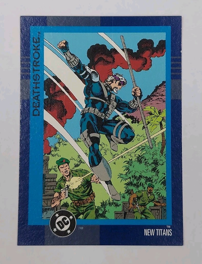 DC Cosmic Teams DEATHSTROKE Prototype Promo Card #60 Skybox 1993 NM-MT 