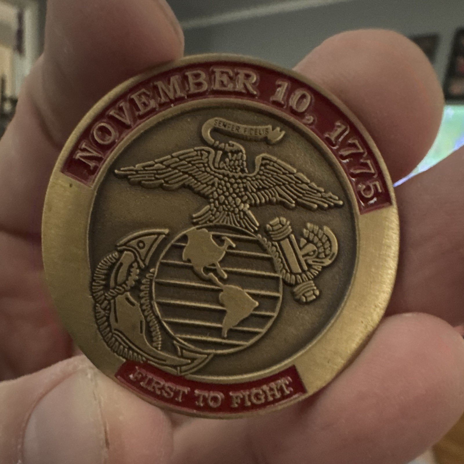 Tun Tavern Birthplace of the Marines Challenge Coin Nov 10 1775 First to Fight