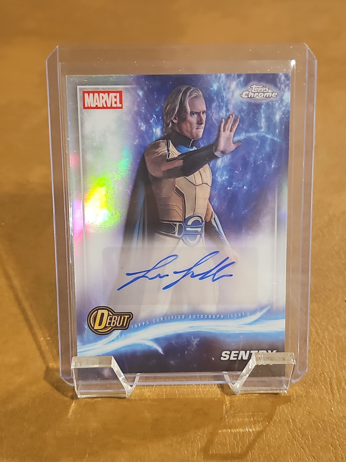 2025 Topps Marvel Chrome Lewis Pullman Auto Sentry Debut Thunderbolts AA-KP