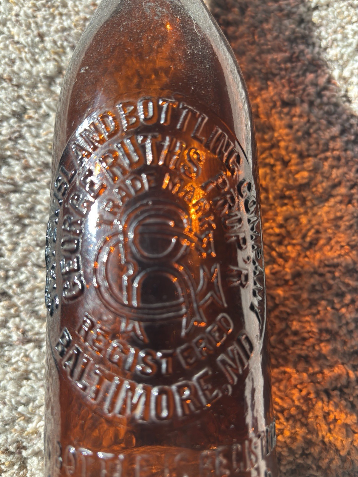 1910s George Ruths Proper Beer Bottle (Babe Ruth’s Dad?) Baltimore MD