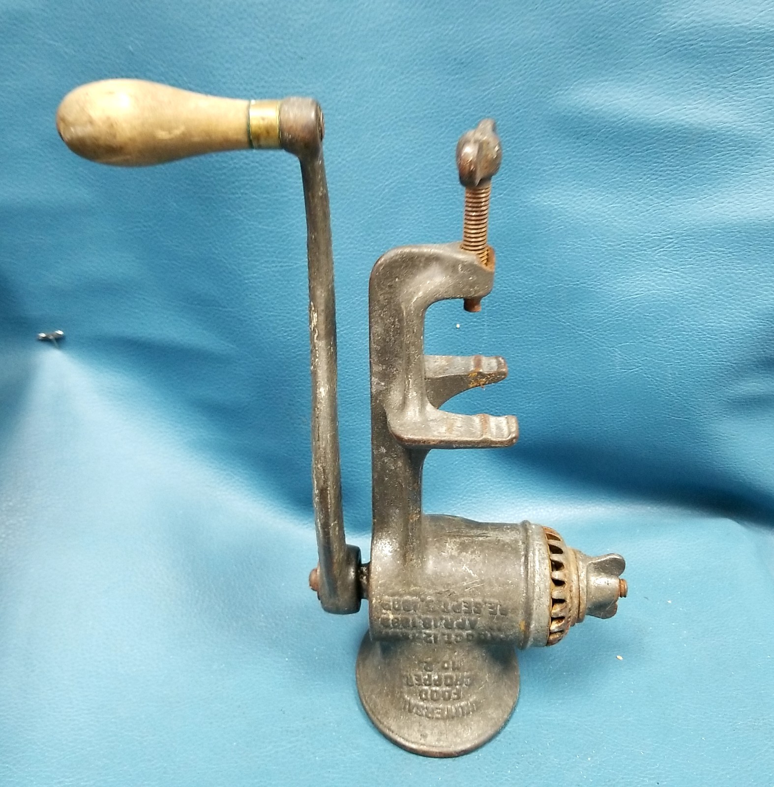ANTQ Universal Food Chopper No 2 w Bread Crumbler Blade 1899 Clamp Manual