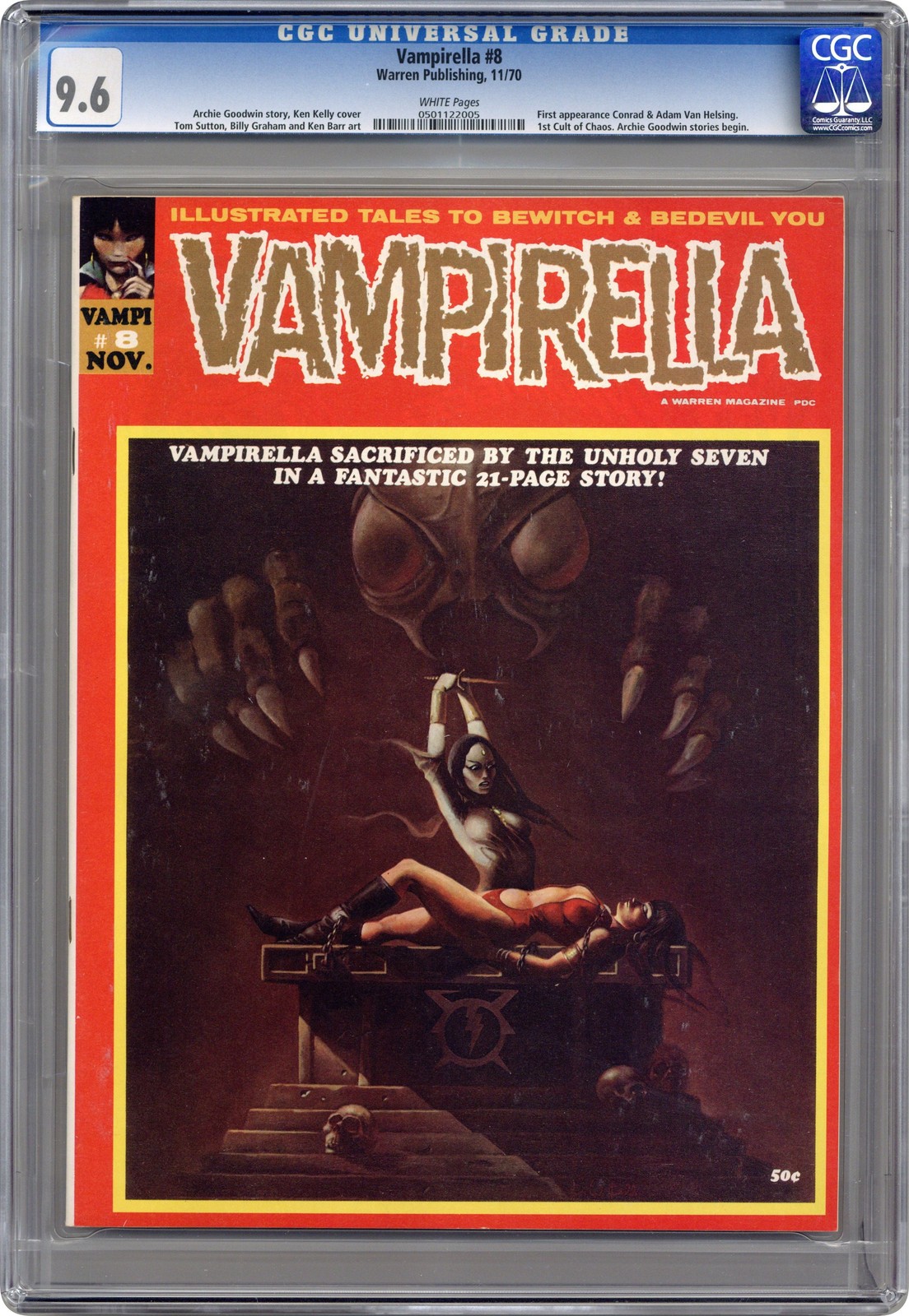 Vampirella #8 CGC 9.6 1970 0501122005