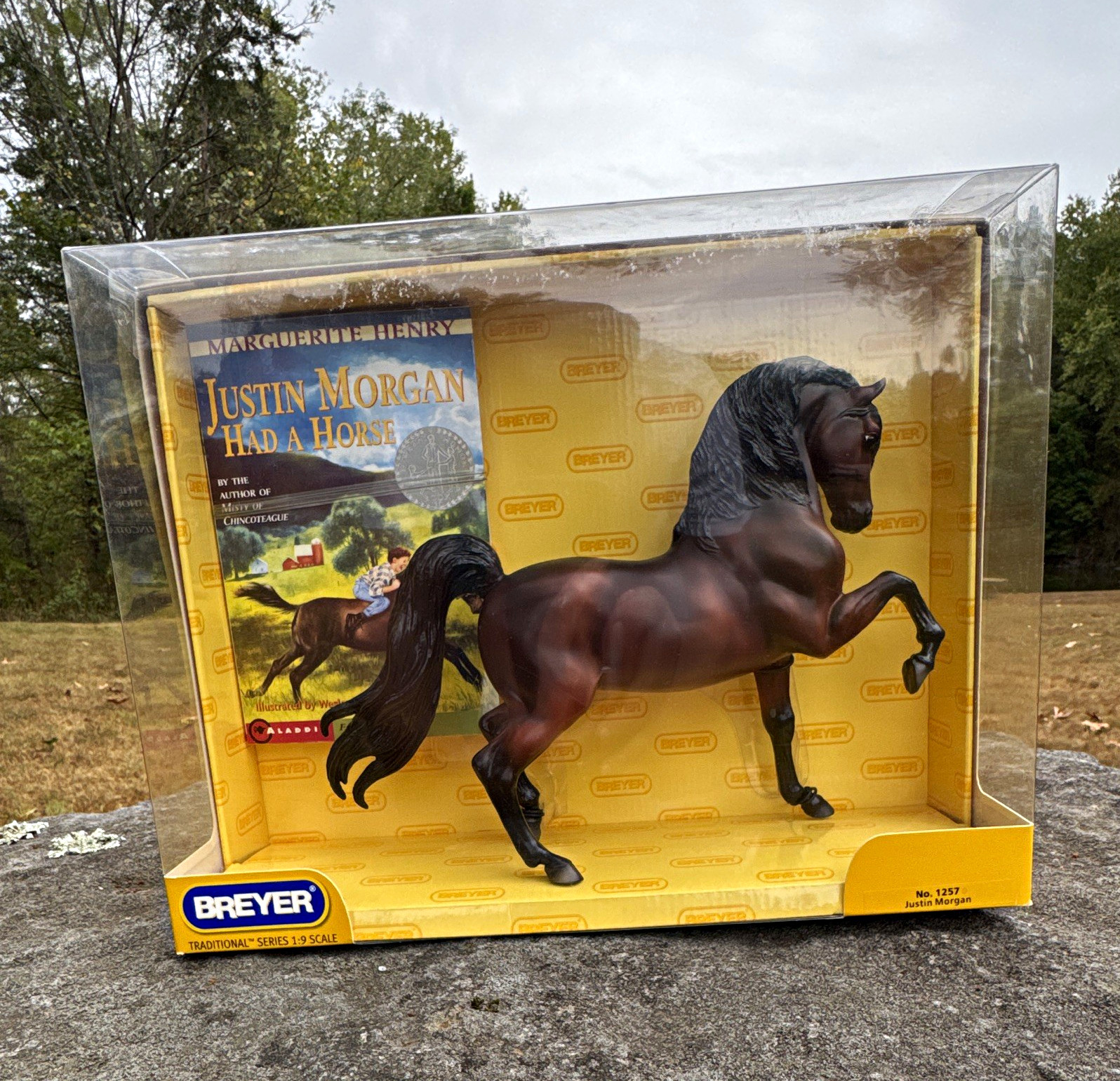 Breyer  2005 Traditional Model “Justin Morgan” with book by Marguerite Henry