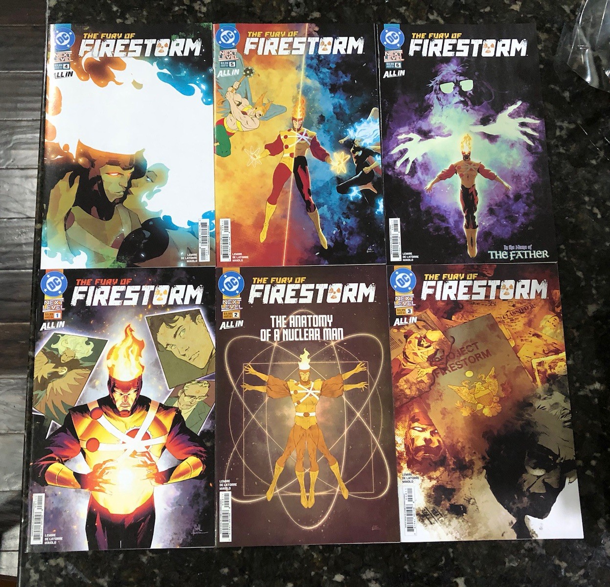 The Fury Of Firestorm 1-6 2026 DC Jeff Lemire Next Level All In 1 2 3 4 5 6