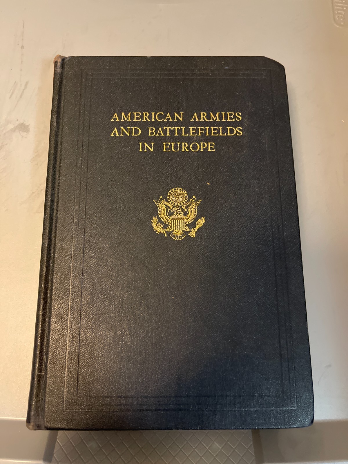 American Armies & Battlefields in Europe - 1938 GPO 1st Edition, COMPLETE maps