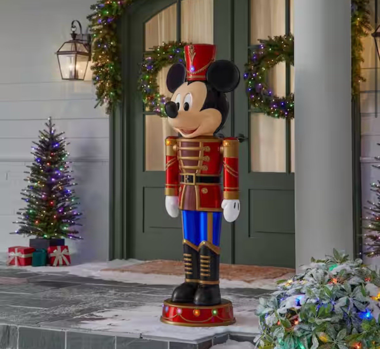 Disney 5 Foot Animated Holiday Mickey Mouse Nutcracker Home Depot