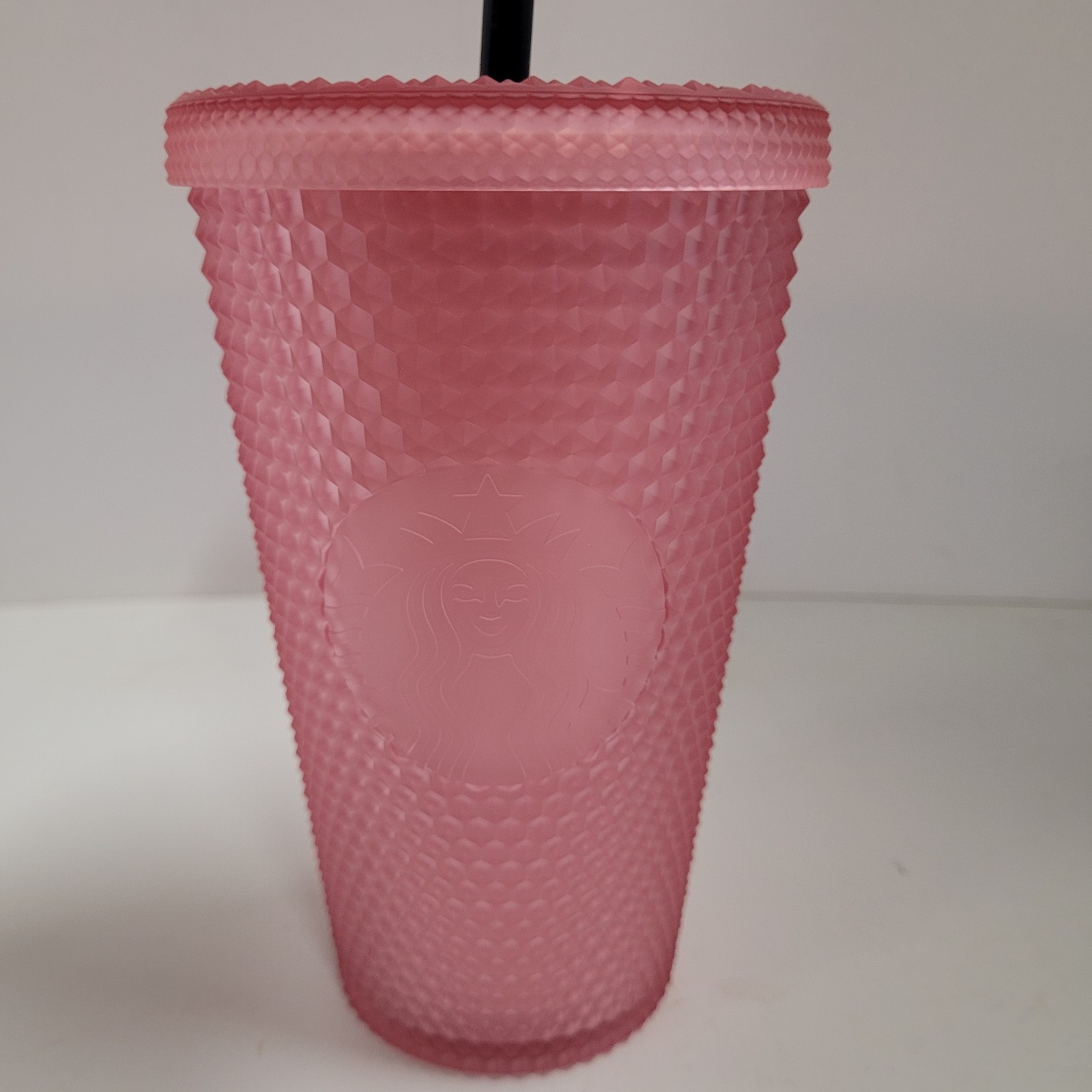 2022 Starbucks Champagne Pink Studded 16oz Grande Tumbler Cup