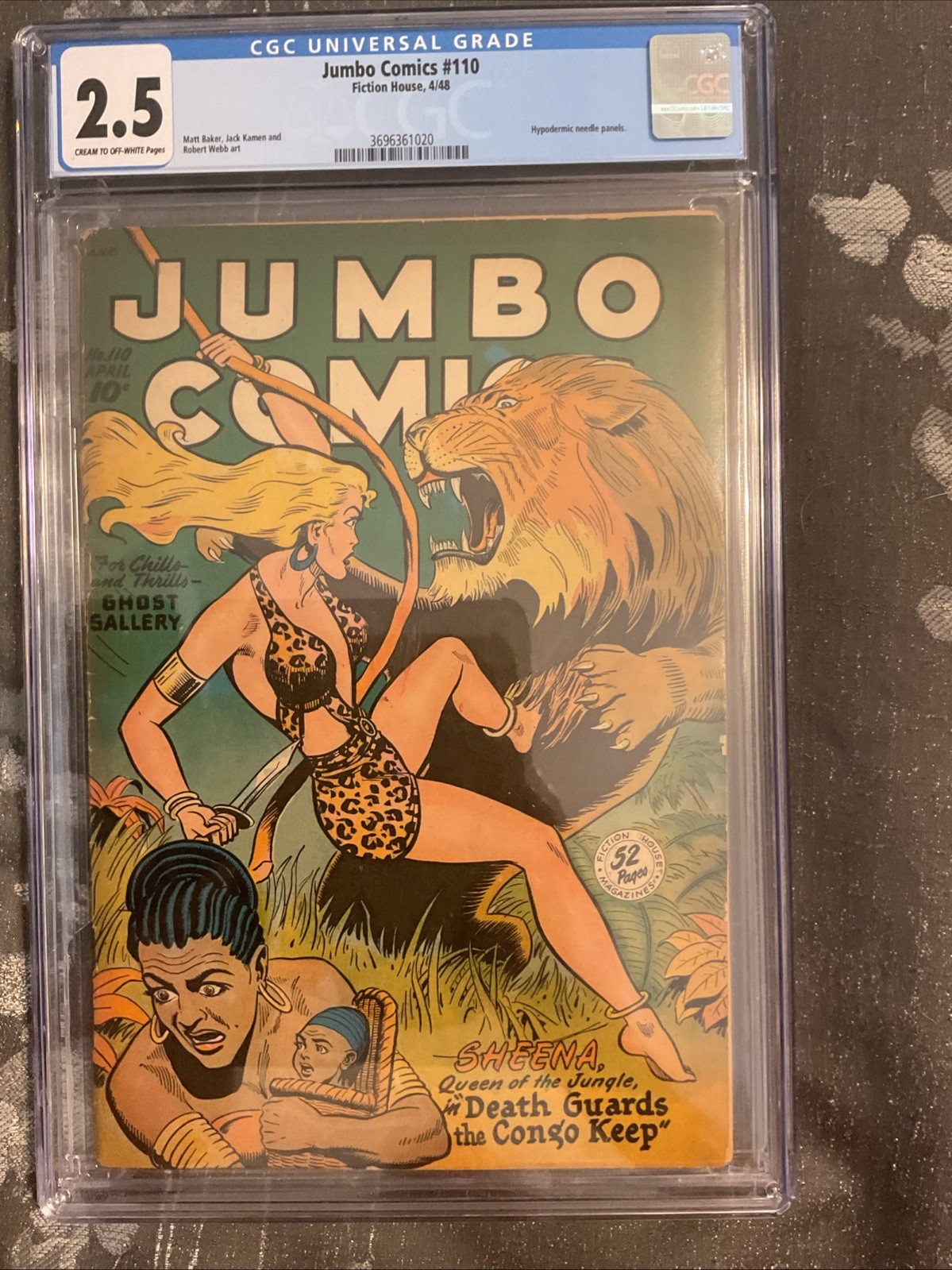Jumbo Comics #110 (Fiction House April 1948) CGC 2.5