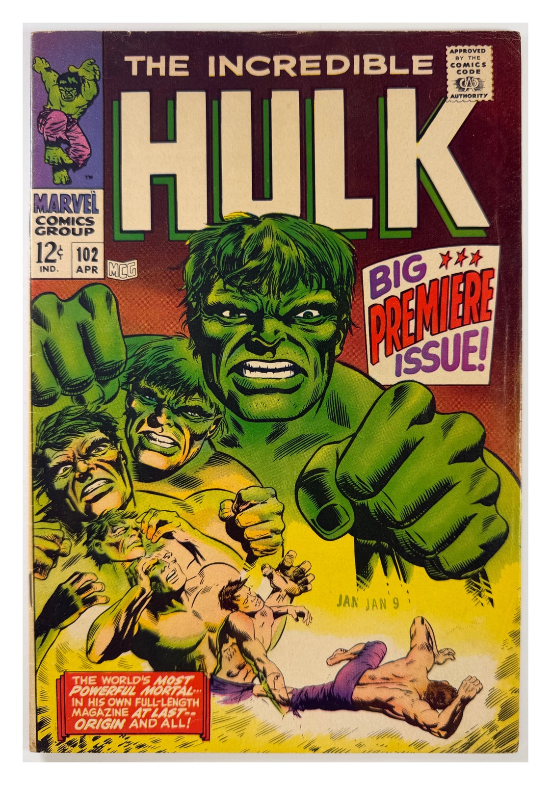 The Incredible Hulk #102 and a bonus 103 reader copy Lot of 2