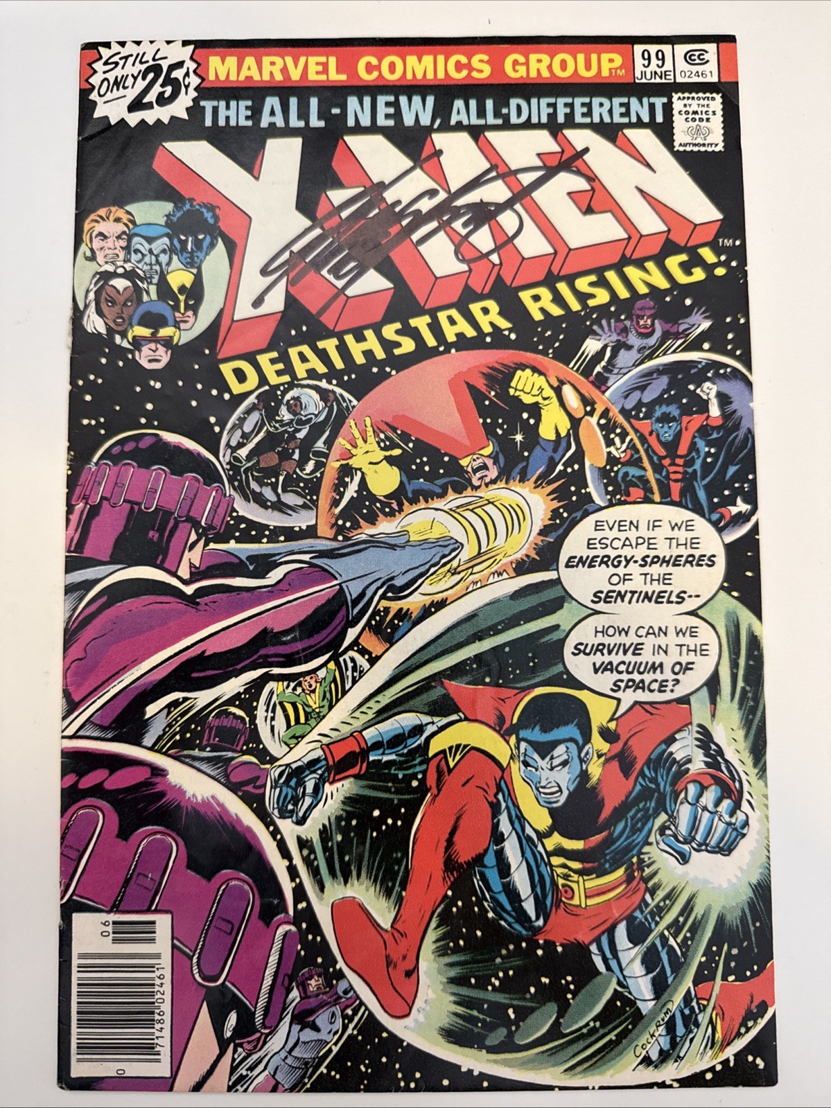 The X-Men #99  (Marvel Comics 1976) 🔑 KEY ISSUE 🔥SIGNED CHRIS CLAREMONT 🔥