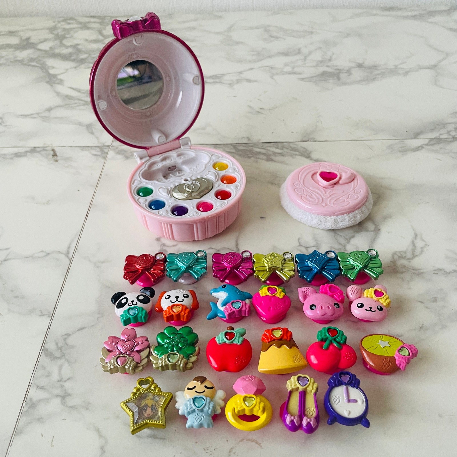 Glitter Force Smile Precure Pact Compact Charm Decor Pretty Cure Collectible 15+