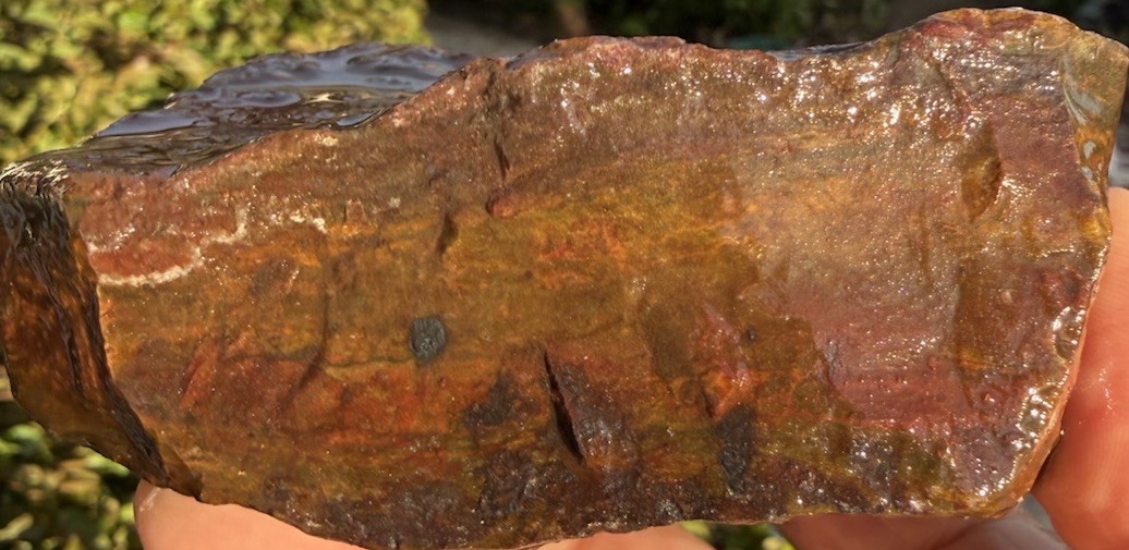 High Grade Lavic Jasper Rough Mojave Desert 4” x 3” x 2” 1 Lbs, 1.5 Oz.