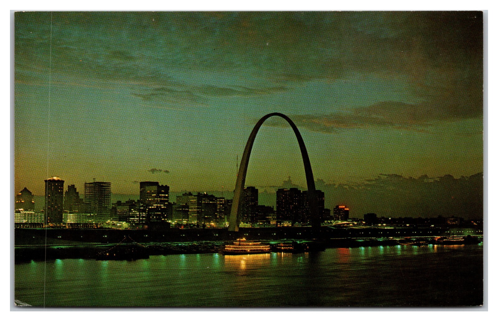The Gateway Arch At Twilight