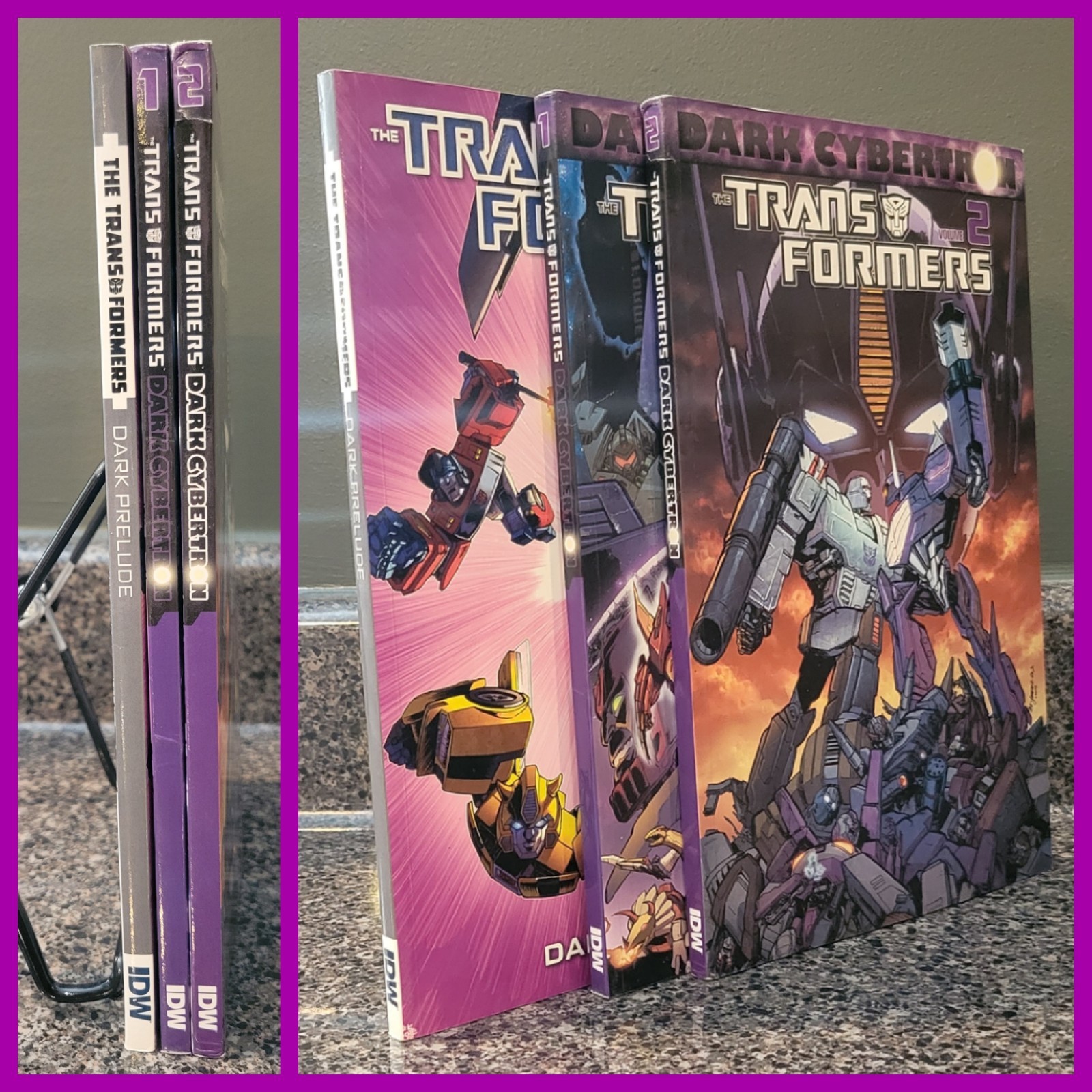 🤖 Transformers Dark Cybertron TPB Set Prelude 1 2 🚛 IDW Comics Full Run Volume