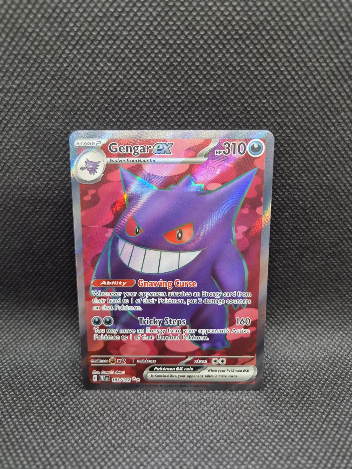 Pokémon TCG Gengar ex 193/162 Sv05 Temporal Forces Ultra Rare Holo English