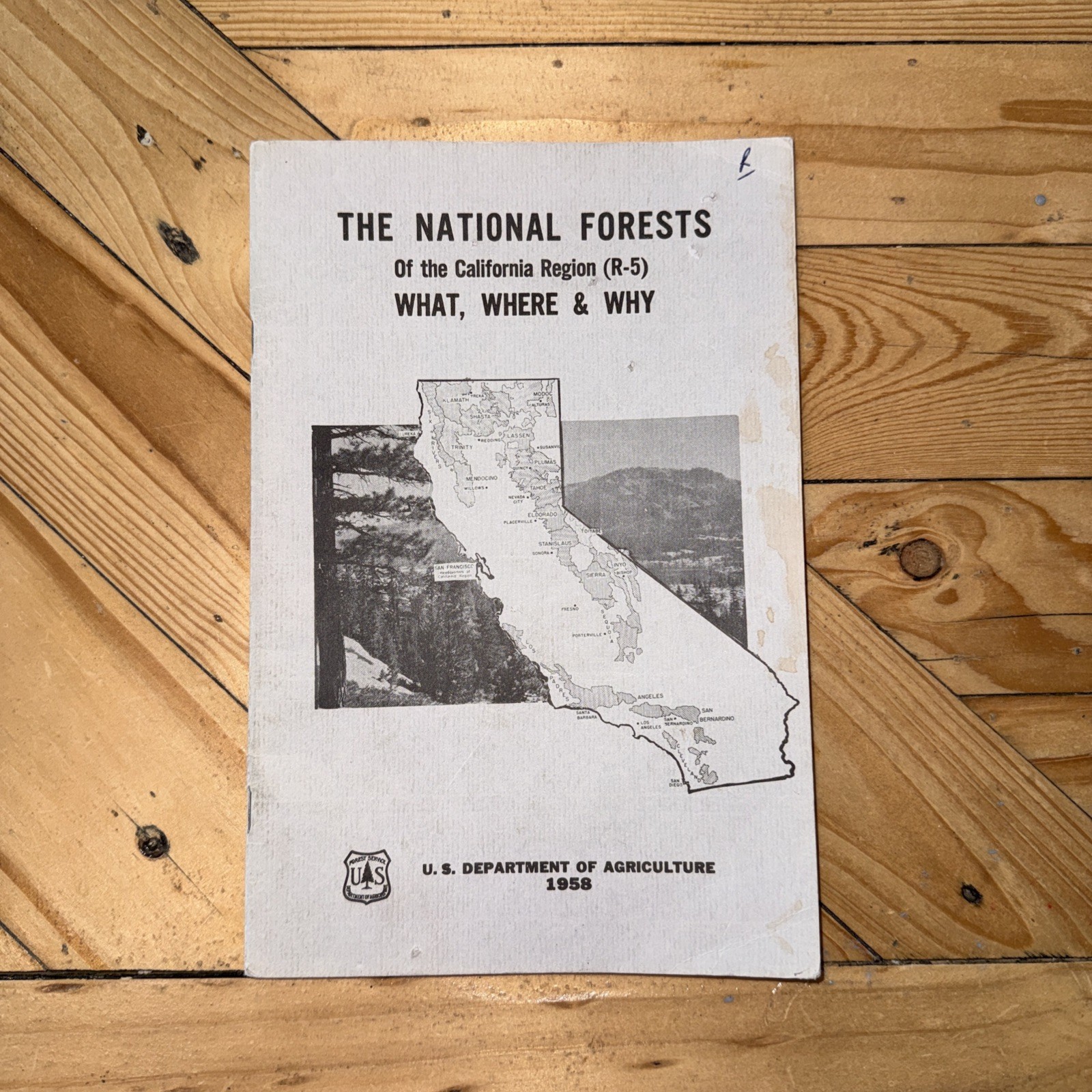 VTG 1958 USFS Booklet -see How Things Changed Women In Fire And Other Positions