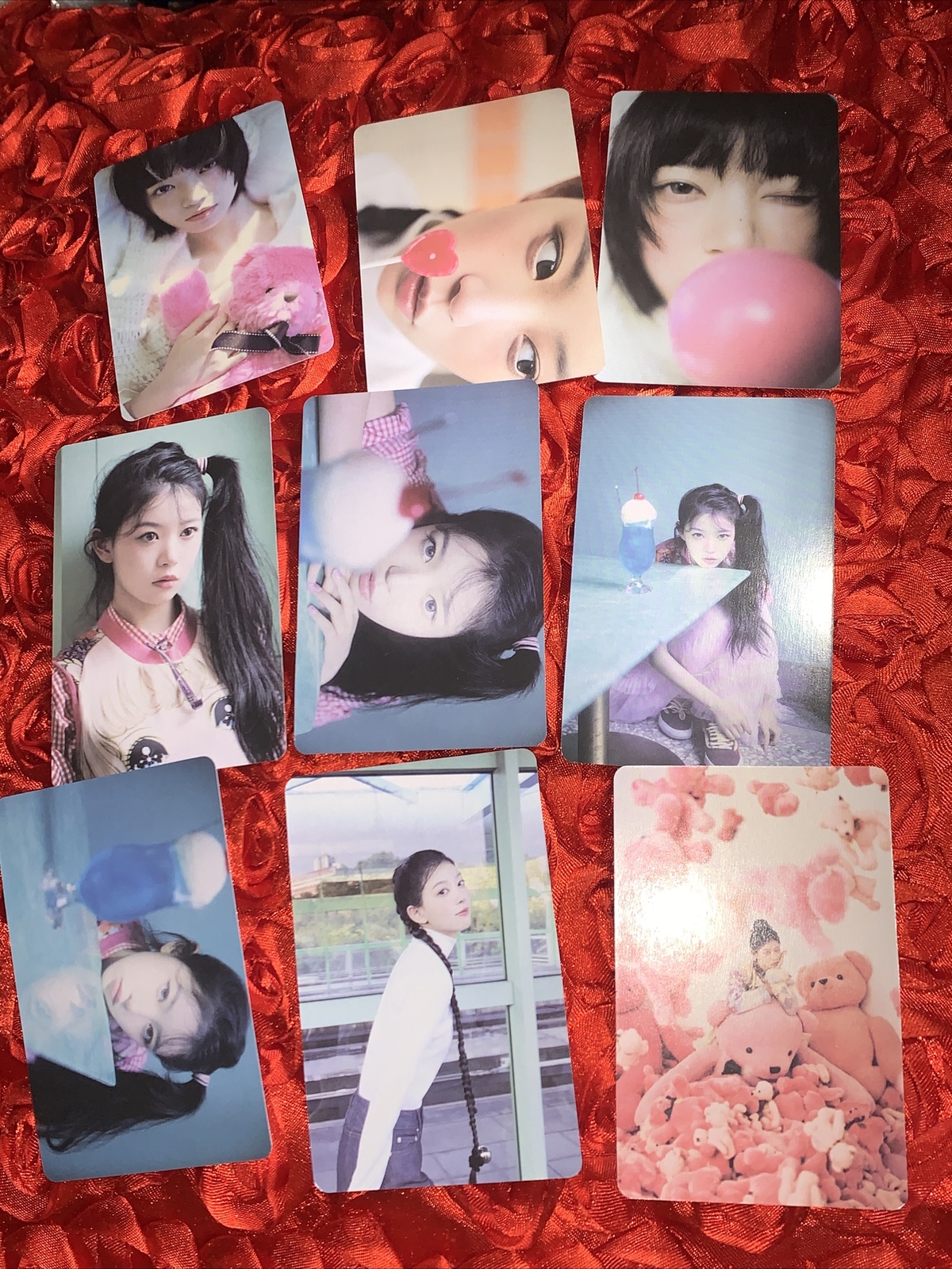 MOKA ILLIT Purple Edition Celeb K-pop Girl Photo Card BUNDLE 9