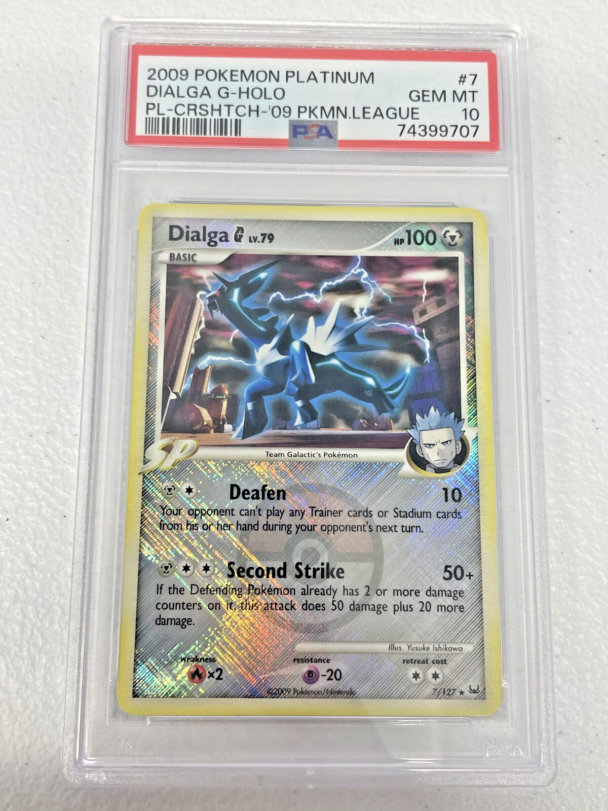 DIALGA G Lv.79 Platinum 7/127  HOLO 2009 PSA 10
