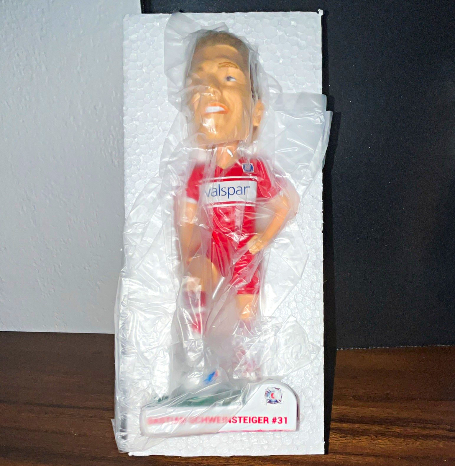 Chicago Fire Soccer Club Exclusive Bastian Schweinsteiger #31 Bobblehead Red New