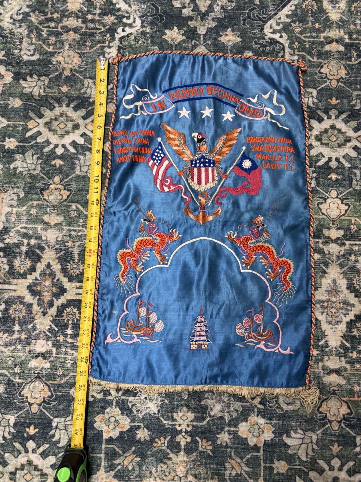 Post WWII China occupation USN Tapestry