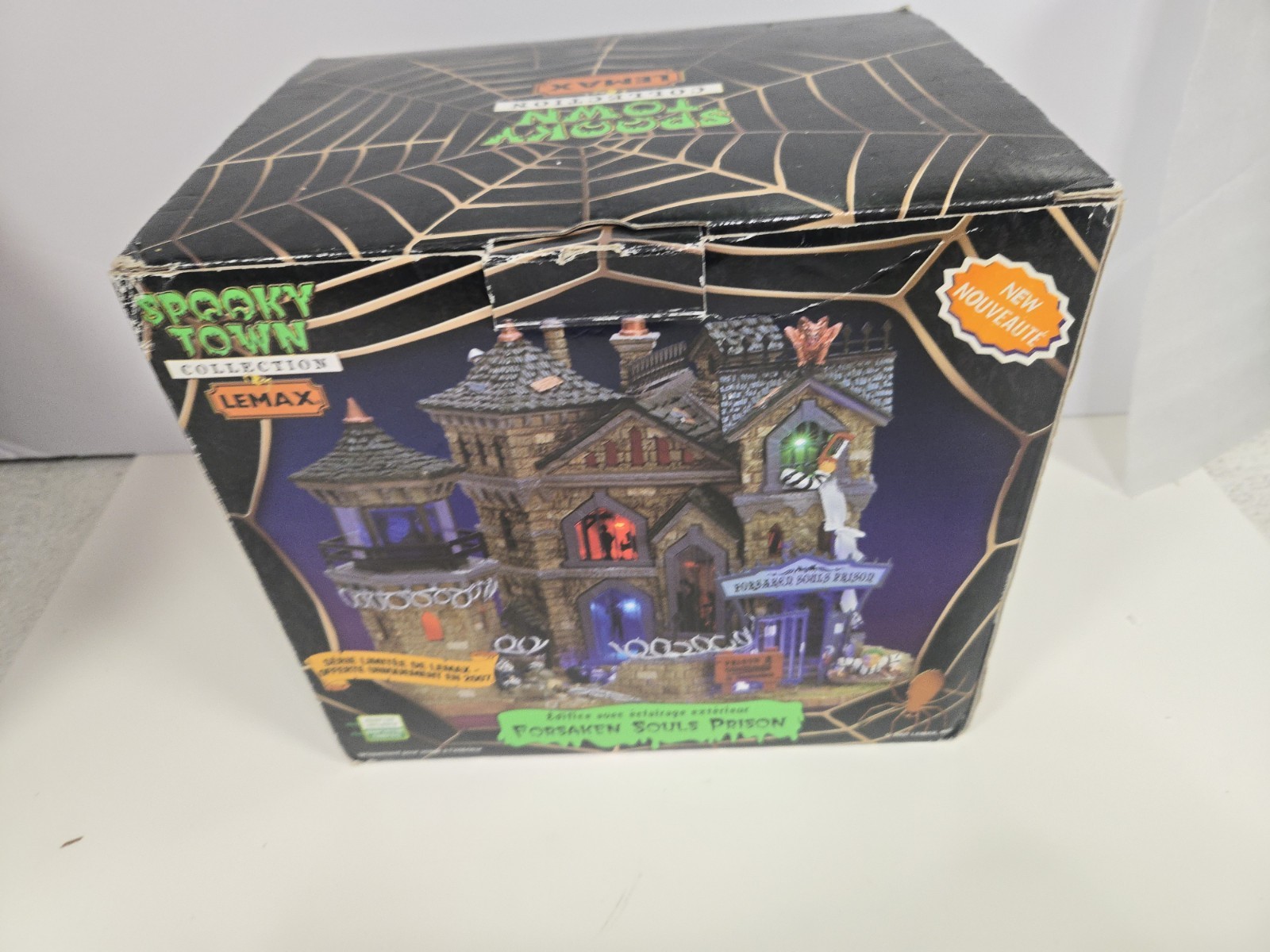 2007 Lemax Spooky Town Forsaken Souls Prison Halloween Retired READ DESCRIPTION