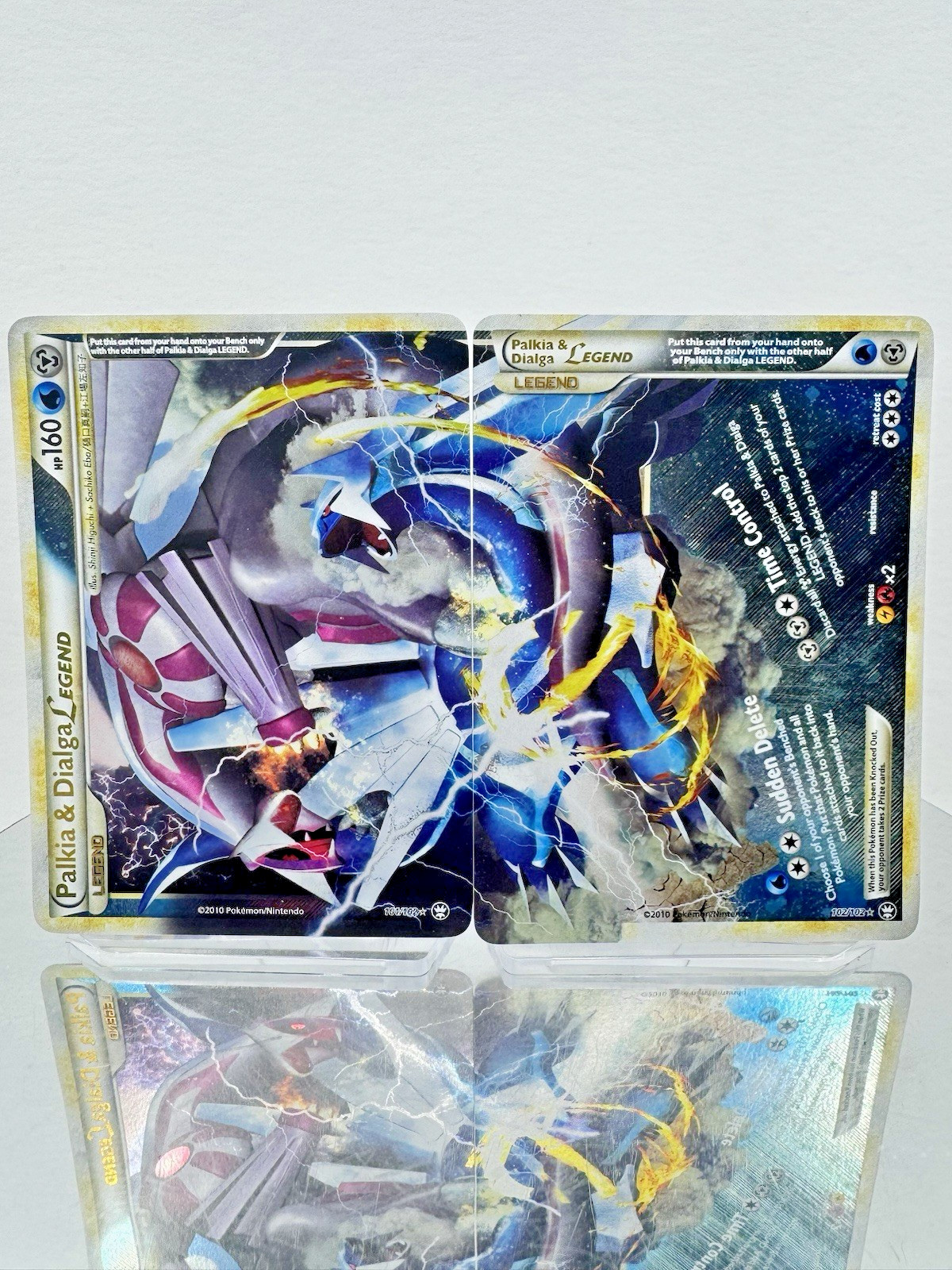 Pokémon TCG - Palkia & Dialga Legend (Top & Bottom) 101, 102 - Triumphant HP/DMG