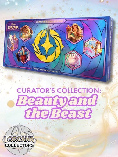 PRESALE- CURATOR\'S COLLECTION BEAUTY AND THE BEAST DISNEY LORCANA