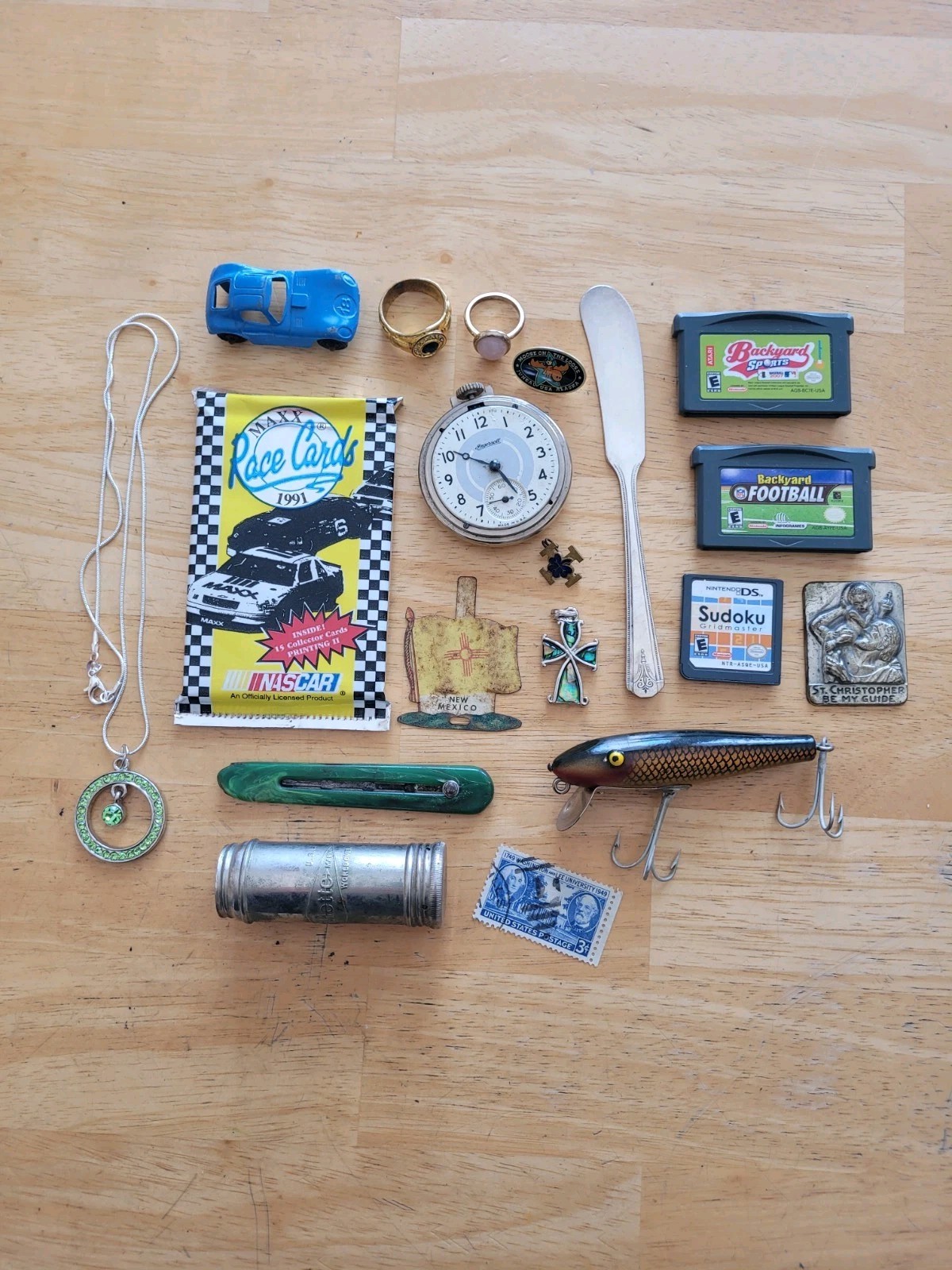Grandpa's  JUNK DRAWER LOT  Vintage Collectibles for Parts/Repair/Resell/Display