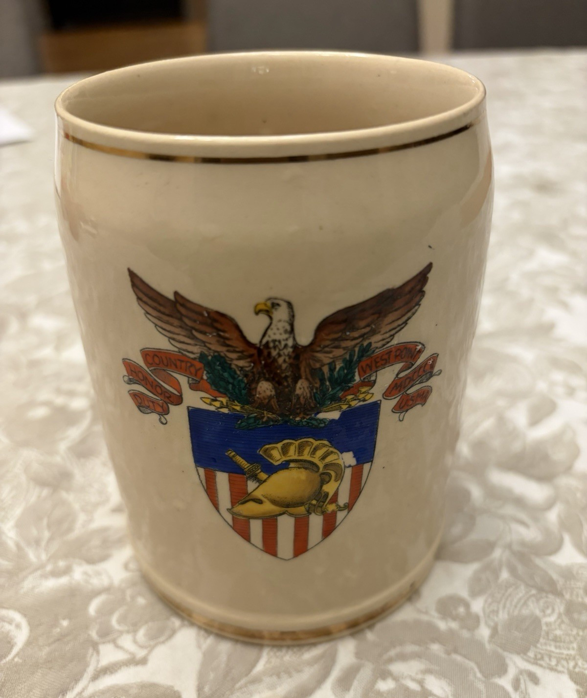 Vintage coffee mug Founder’s Day 1960 Heidelberg Germany Ceramic Beer Mug