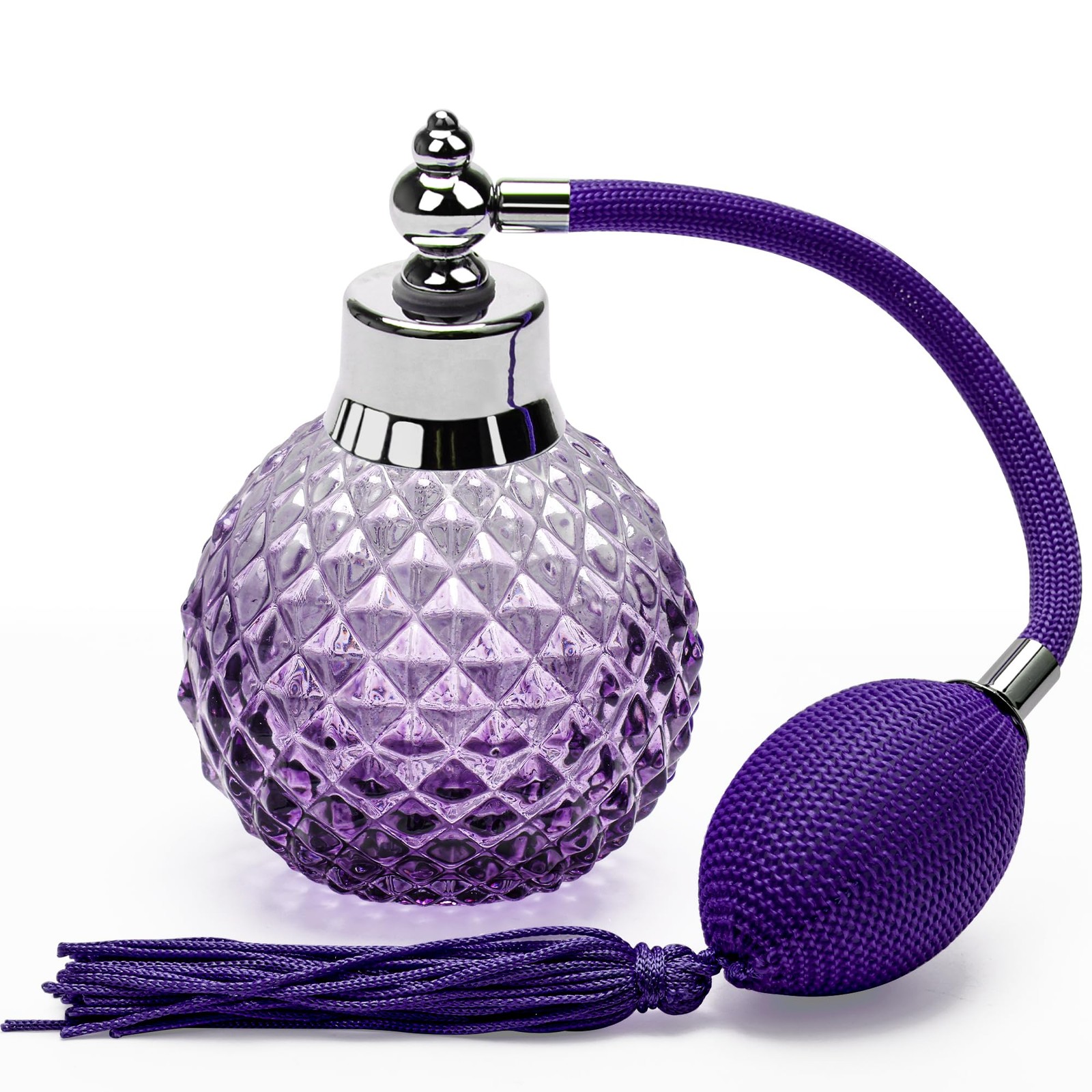 Coolrunner Crystal Art Vintage Style Refillable Perfume Atomizer Long Spray