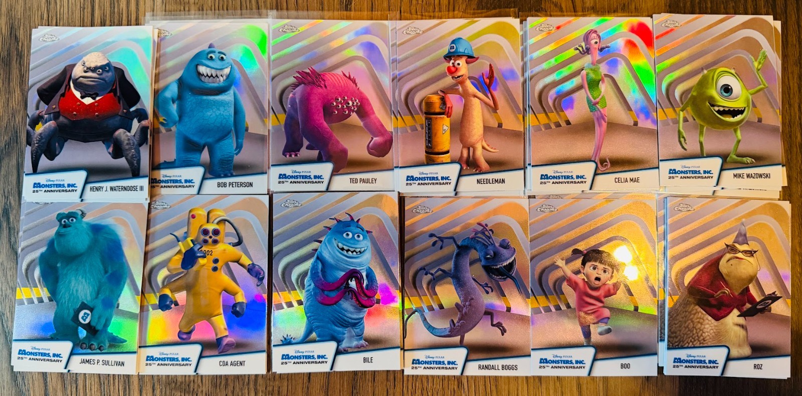 2026 Topps Chrome Disney Monsters, Inc. 25th Anniversary - YOU PICK