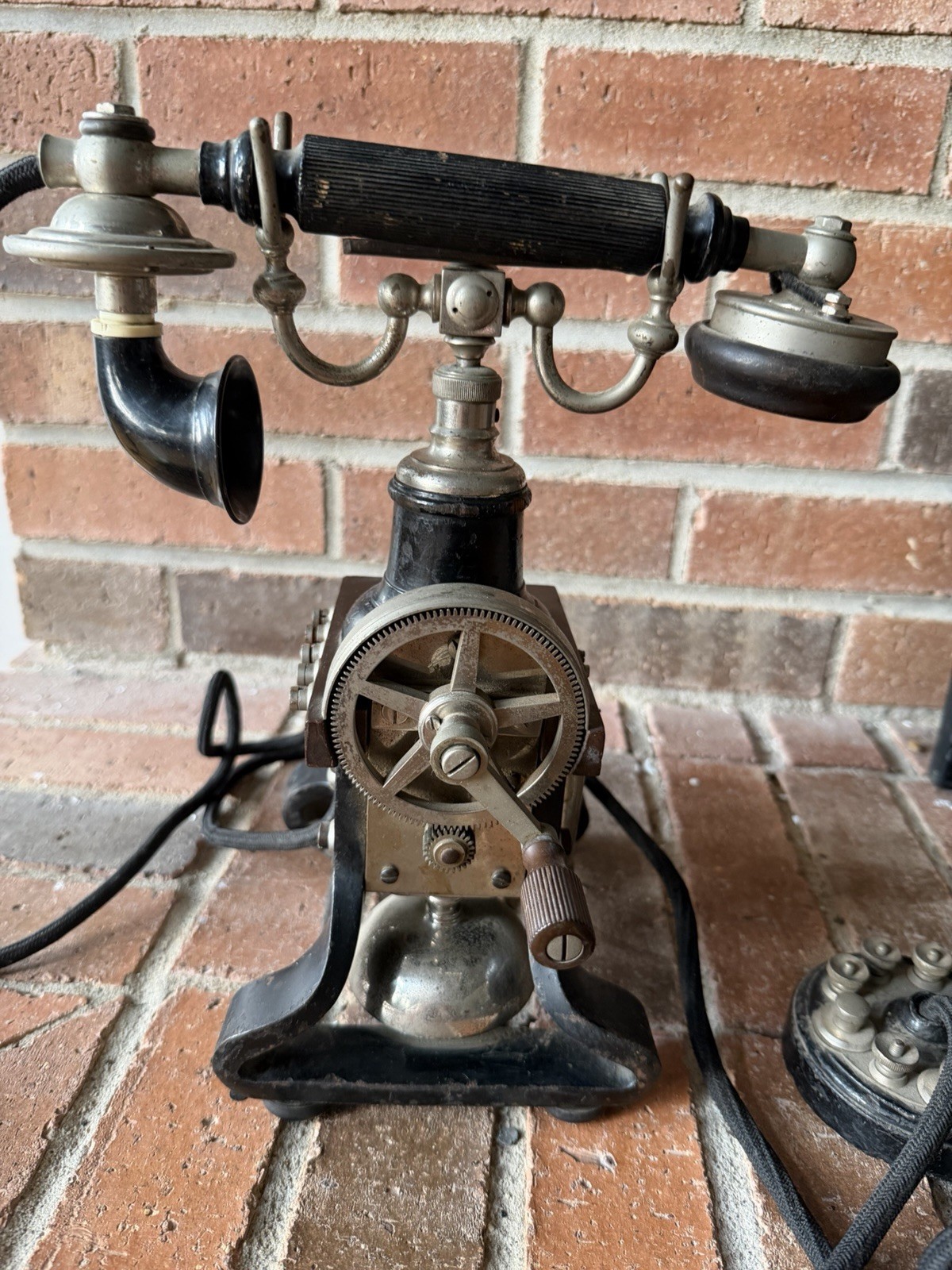 VICTORIAN ERICSSON EIFFEL TOWER Type TELEPHONE SKELETON PHONE 1890'S Parts Rare
