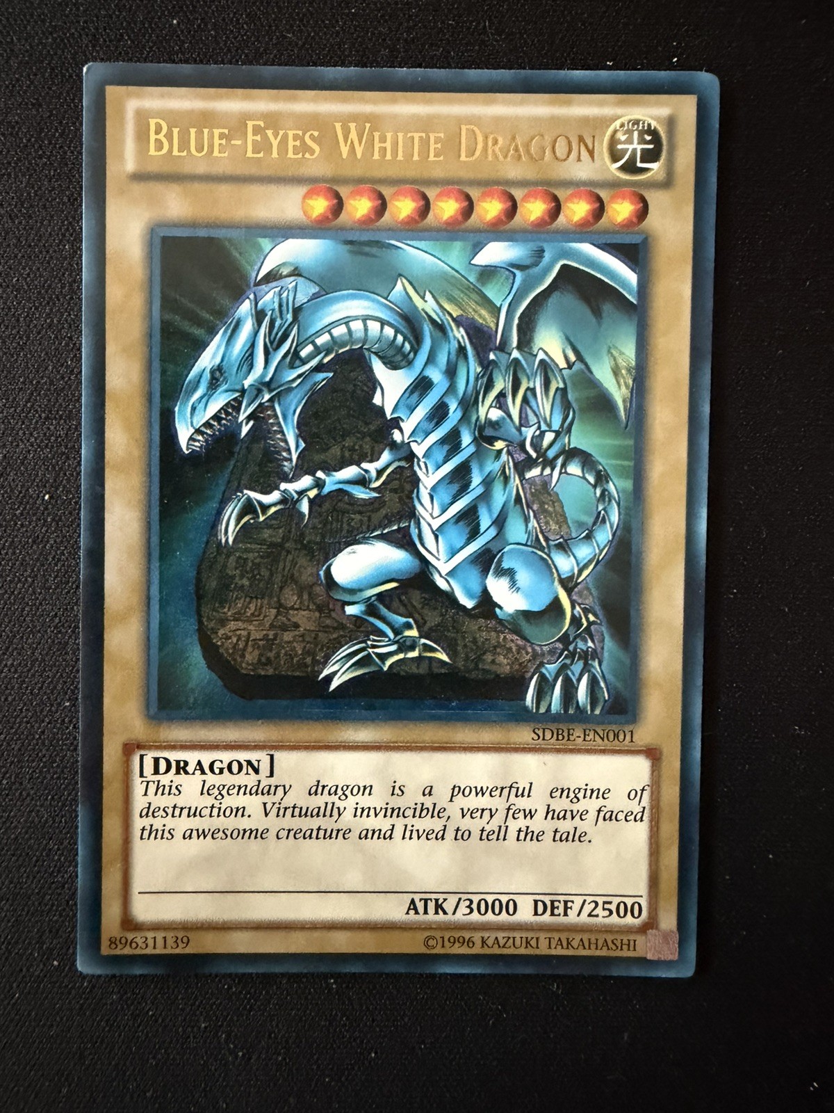 Yu-Gi-Oh Blue-Eyes White Dragon SDBE-EN001 Near mint  